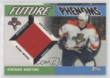 2003-04 Topps Traded - Future Phenoms Game-Worn Jerseys #FP-NH - Nathan Horton