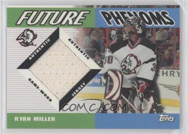 2003-04 Topps Traded - Future Phenoms Game-Worn Jerseys #FP-RM - Ryan Miller