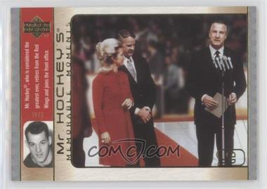 2003-04 Upper Deck - Mr. Hockey's Memorable Moments #GH13 - Gordie Howe