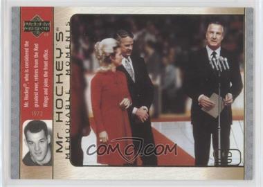 2003-04 Upper Deck - Mr. Hockey's Memorable Moments #GH13 - Gordie Howe