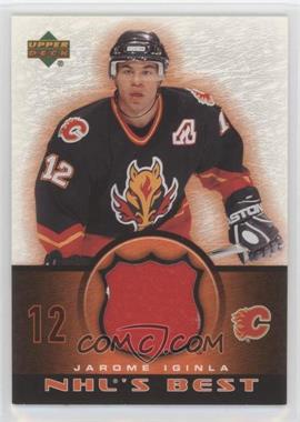 2003-04 Upper Deck - NHL's Best Jerseys #NB-JI - Jarome Iginla
