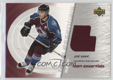 2003-04 Upper Deck - Team Essentials Jerseys #TL-JS - Joe Sakic