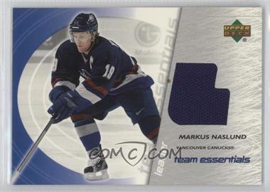 2003-04 Upper Deck - Team Essentials Jerseys #TL-MN - Markus Naslund