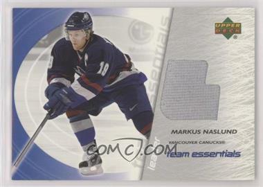 2003-04 Upper Deck - Team Essentials Jerseys #TL-MN - Markus Naslund