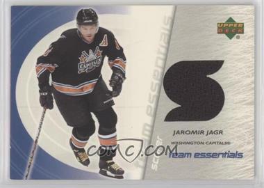2003-04 Upper Deck - Team Essentials Jerseys #TS-JJ - Jaromir Jagr