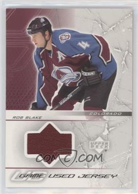 2003-04 Upper Deck - UD Game Jerseys Series 2 #ud-rb - Rob Blake