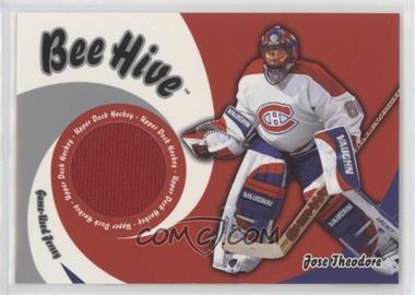2003-04 Upper Deck Bee Hive - Game-Used Jersey #JT-15 - Jose Theodore