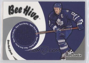 2003-04 Upper Deck Bee Hive - Game-Used Jersey #JT-36 - Mats Sundin