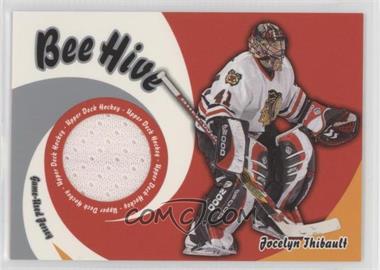 2003-04 Upper Deck Bee Hive - Game-Used Jersey #JT-39 - Jocelyn Thibault