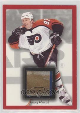 2003-04 Upper Deck Bee Hive - Game-Used Sticks Red Border #RE-12 - Jeremy Roenick