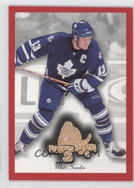 2003-04 Upper Deck Bee Hive - Game-Used Sticks Red Border #RE-8 - Mats Sundin