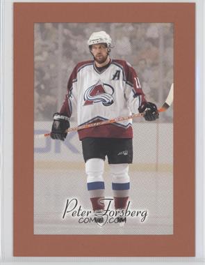 2003-04 Upper Deck Bee Hive - Oversized Box Topper Cards #8 - Peter Forsberg