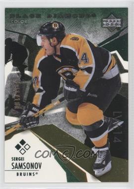 2003-04 Upper Deck Black Diamond - [Base] - Green #111 - P.J. Axelsson /100