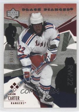 2003-04 Upper Deck Black Diamond - [Base] - Red #129 - Anson Carter /50