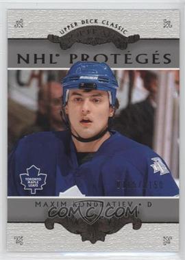 2003-04 Upper Deck Classic Portraits - [Base] #182 - Maxim Kondratiev /1150