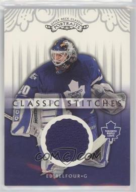 2003-04 Upper Deck Classic Portraits - Classic Stitches #CS-EB - Ed Belfour