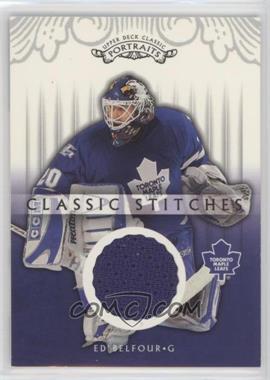 2003-04 Upper Deck Classic Portraits - Classic Stitches #CS-EB - Ed Belfour