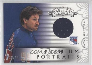 2003-04 Upper Deck Classic Portraits - Premium Portraits #PP-WG - Wayne Gretzky /25