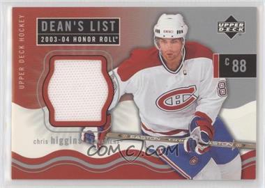 2003-04 Upper Deck Honor Roll - [Base] #173 - Chris Higgins