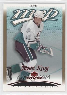 2003-04 Upper Deck MVP - [Base] - Canada Script #1 - Jason Krog /25