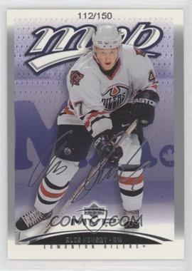 2003-04 Upper Deck MVP - [Base] - Silver Script #165 - Ales Hemsky /150