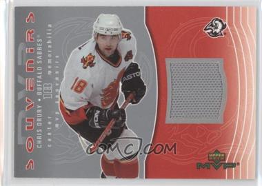 2003-04 Upper Deck MVP - Souvenirs #S1 - Chris Drury