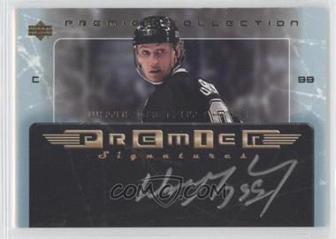 2003-04 Upper Deck Premier Collection - Premier Signatures #PS-WG - Wayne Gretzky