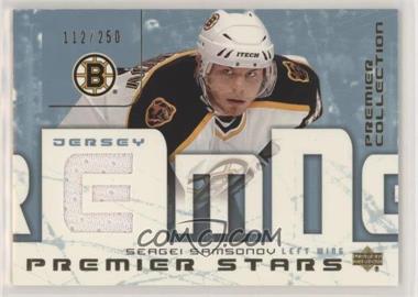 2003-04 Upper Deck Premier Collection - Premier Stars - Jersey #ST-SS - Sergei Samsonov /250