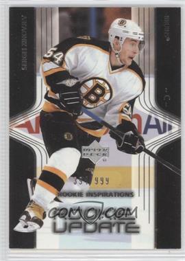 2003-04 Upper Deck Rookie Update - [Base] #108 - Sergei Zinovjev /999