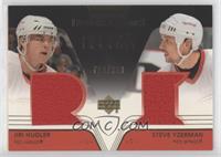 Jiri Hudler, Steve Yzerman #/999