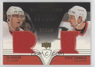 2003-04 Upper Deck Rookie Update - [Base] #152 - Jiri Hudler, Steve Yzerman /999