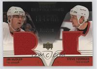 Jiri Hudler, Steve Yzerman #/999