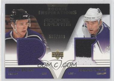 2003-04 Upper Deck Rookie Update - [Base] #157 - Dustin Brown, Ziggy Palffy /999