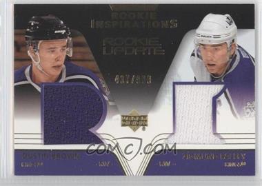 2003-04 Upper Deck Rookie Update - [Base] #157 - Dustin Brown, Ziggy Palffy /999