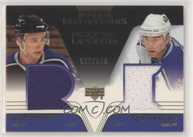 2003-04 Upper Deck Rookie Update - [Base] #157 - Dustin Brown, Ziggy Palffy /999