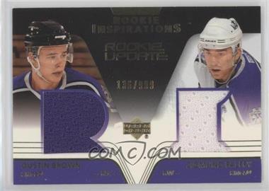 2003-04 Upper Deck Rookie Update - [Base] #157 - Dustin Brown, Ziggy Palffy /999