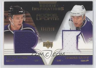 2003-04 Upper Deck Rookie Update - [Base] #157 - Dustin Brown, Ziggy Palffy /999