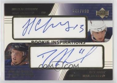 2003-04 Upper Deck Rookie Update - [Base] #163 - Nikolai Zherdev, Rick Nash /199