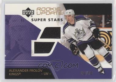 2003-04 Upper Deck Rookie Update - Super Stars #SS-AF - Alexander Frolov /75