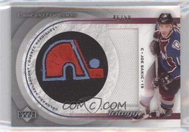 2003-04 Upper Deck Trilogy - Limited Threads #LT-17 - Joe Sakic /50