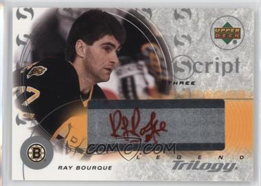 2003-04 Upper Deck Trilogy - Script #S3-RB - Ray Bourque