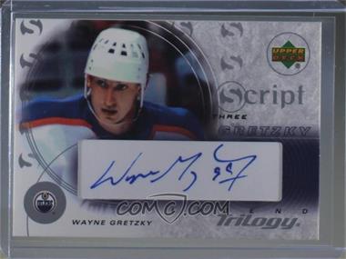 2003-04 Upper Deck Trilogy - Script #S3-WG - Wayne Gretzky