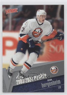 2003-04 Upper Deck Victory - [Base] #209 - Sean Bergenheim