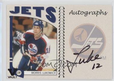 2004-05 In the Game Franchises Canadian Edition - Autographs - ITG Vault Black #A-MLU - Morris Lukowich