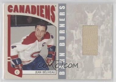 2004-05 In the Game Franchises Canadian Edition - Barn Burners Materials - Silver #BB-03 - Jean Beliveau /50