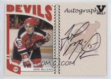 2004-05 In the Game Franchises US East Edition - Autographs - ITG Vault Black #A-JMA - John MacLean