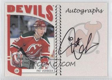 2004-05 In the Game Franchises US East Edition - Autographs - The National Chicago #A-PV2 - Pat Verbeek