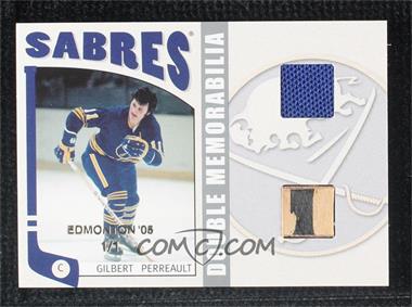 2004-05 In the Game Franchises US East Edition - Game-Used Memorabilia Double - Silver Edmonton '05 #EDM-13 - Gilbert Perreault /1