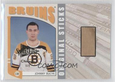2004-05 In the Game Franchises US East Edition - Original Sticks - Silver SportsFest Chicago #EOS-18 - John Bucyk /1
