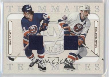 2004-05 In the Game Franchises US East Edition - Teammates Materials - Gold #ETM-02 - Mike Bossy, Bryan Trottier /20